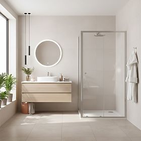 Sprchový kout Rea Primo Slide 100x70 Chrom, Rea