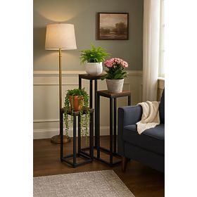 Stojan na květiny s 3 policemi loft ModernHome