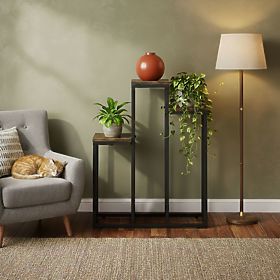 Stojan na květiny stojací stojan na květiny ozdoby 3 police loft ModernHome