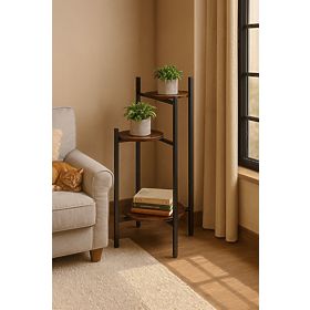 Stojan na květiny, stojan na květiny, dekorace, 3 úrovně, loft ModernHome, MODERNHOME