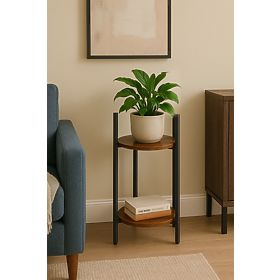 Stojan na květiny stojící stojan na květiny dekorace 2 úrovně loft ModernHome