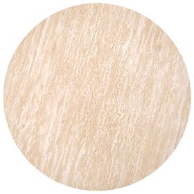 TRAVERTINO KULATÝ konferenční stolek, travertin (1p=1ks)