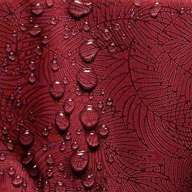 Ubrus GAIA barva bordó s reliéfním rostlinným motivem 30x160 ameliahome