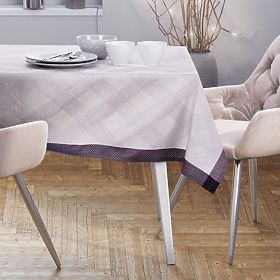 Ubrus MILLUZA krémová metalizovaná klasický motiv 130x160 ameliahome