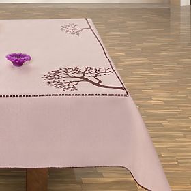 Ubrus OLD COLLECTIONS barva béžová vyšívaný rostlinný motiv 30x45 decor tephani