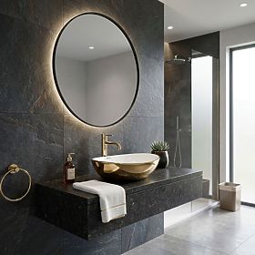 Umyvadlo na desku Rea Sofia Gold / White