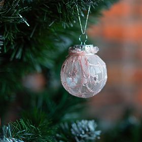 Vánoční ozdoby růžové 24ks sysd1688-088