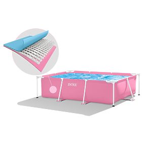 Velký obdélníkový zahradní bazén s rámem 220 x 150 cm INTEX 28266, INTEX