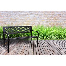 Zahradní lavička ocelová ROMBO