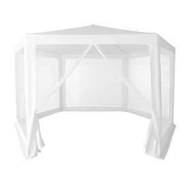 Zahradní obchodní pavilonový stan 2x2x2 m s moskytiérou bílý MultiGarden, MultiGarden