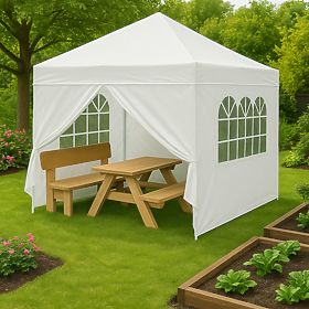 Zahradní pavilonový stan 3x3 m automaticky rozkládací + 4 boční stěny MultiGarden, MultiGarden
