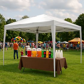 Zahradní pavilonový stan 3x3 m automaticky rozkládací střecha do zahrady na terasu MultiGarden