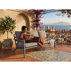 Zahradní pohovka 3místná MISTERIOSO pohodlná pohovka na balkon 190cm