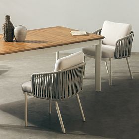 Zahradní set Porticato, rozkládací stůl 211-300 cm + 12 židlí, akáciové dřevo FSC, teakový vzhled