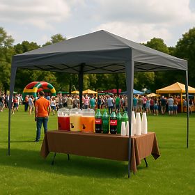 Zahradní stan pavilon 3x3 m automaticky rozkládací stříška do zahrady na terasu MultiGarden, MultiGarden