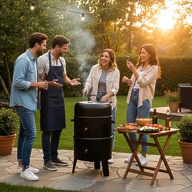 Zahradní udírna grilová pec FUMARO