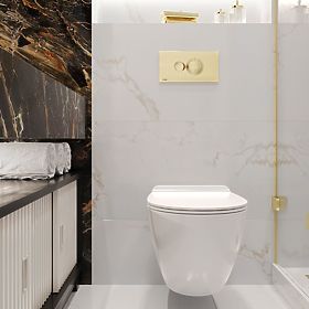 Závěsná WC mísa Rea Carter N2 Rimless, Rea