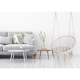 Závěsné křeslo Bocianí hnízdo TOGO krémové