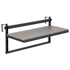 Závěsný balkonový stolek AGATTI BIS STONEWOOD